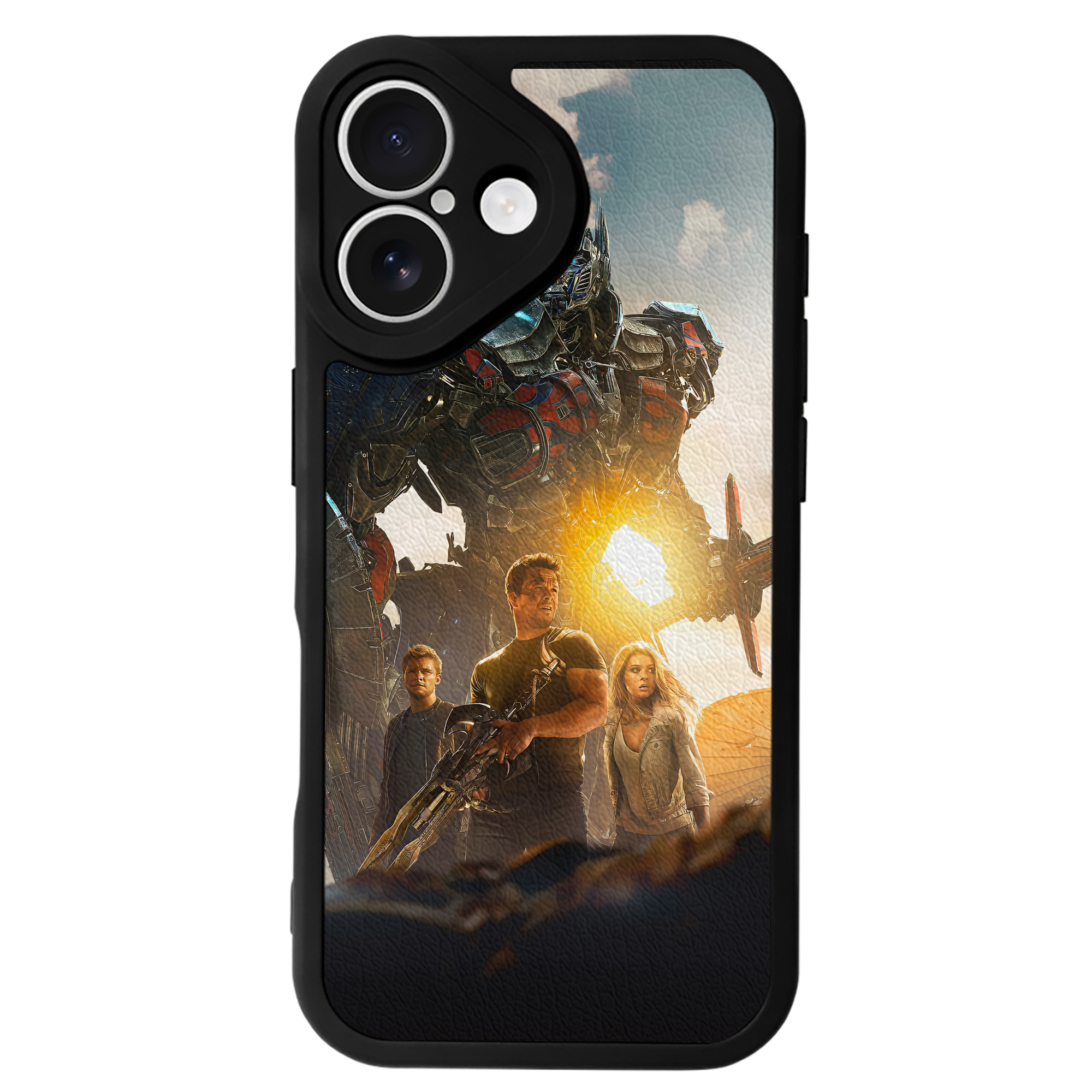 （画像用） Transformers トランスフォーマー 【iPhone 16シリーズ対応】シリコンスマホケース（レザー調） 材質：シリコン